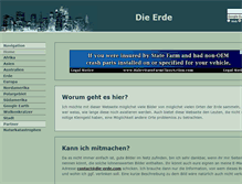 Tablet Screenshot of die-erde.com